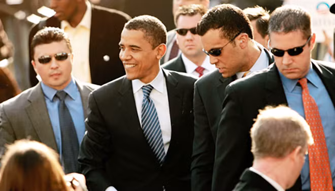 Vệ sĩ của Tổng thống Obama.