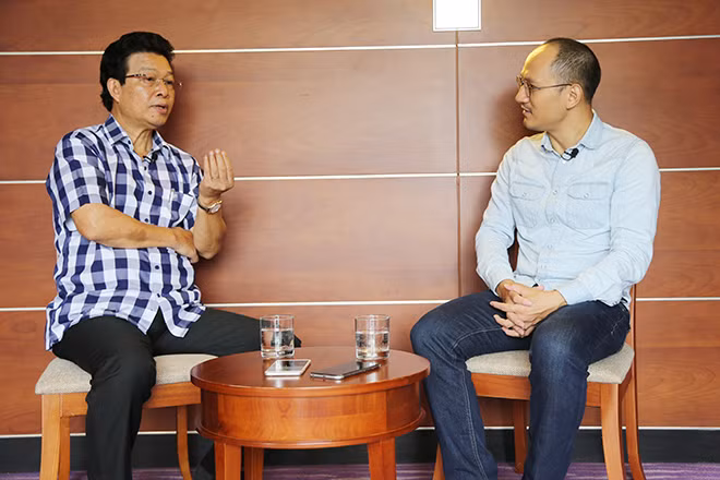 Thầy thuốc nhân dân Nguyễn Hồng Sơn trò chuyện cùng phóng viên Chuyên đề ANTG GTCT.