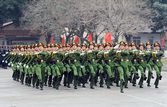 Lực lượng CAND luôn trung thành tuyệt đối với Đảng, Nhà nước và nhân dân.