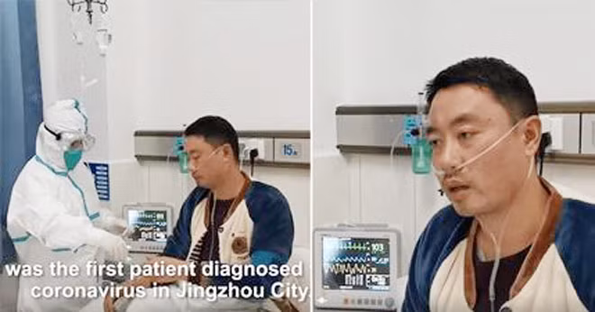 Anh Li Zhendong hồi phục sau 16 ngày điều trị. Ảnh: Sixth Tone. Anh Li Zhendong hồi phục sau 16 ngày điều trị. Ảnh: Sixth Tone.