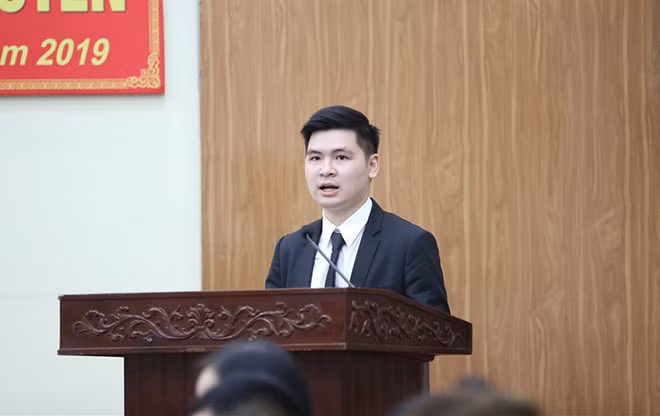 Tân Chủ tịch CLB Hà Nội Đỗ Vinh Quang là con trai thứ 2 của bầu Hiển. Ảnh: HT