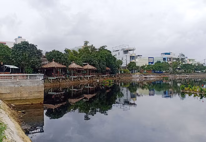 Hồ Bàu Trảng bị ô nhiễm trầm trọng.