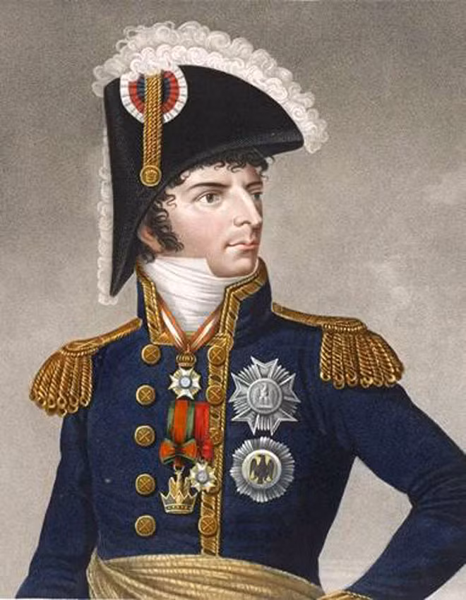 Jean-Baptiste Bernadotte khi còn làm Nguyên soái của nước Pháp.