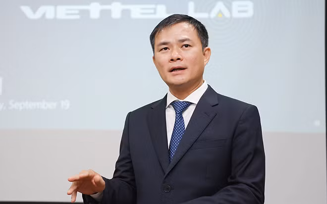 Ông Tào Đức Thắng – Phó Tổng giám đốc Tập đoàn Viettel phát biểu tại buổi lễ.