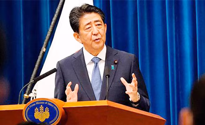 Cựu Thủ tướng Shinzo Abe.