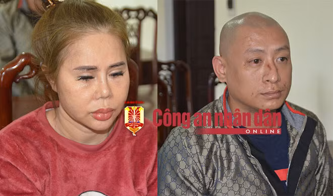 Đối tượng Nguyễn Thị Phương và Phạm Lý Vũ Duy. Đối tượng Nguyễn Thị Phương và Phạm Lý Vũ Duy.