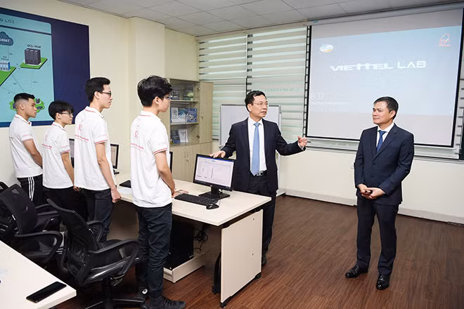 Các sinh viên đã có nơi thực hành