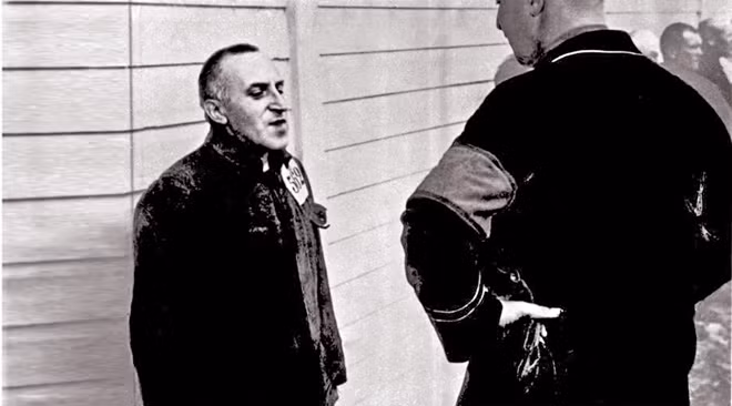 Ông Carl von Ossietzky trong tù.