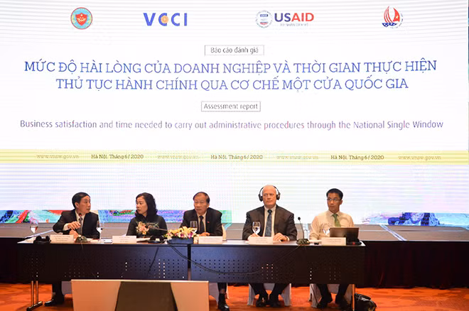 Ban Tổ chức công bố mức độ hài lòng của Doanh nghiệp.