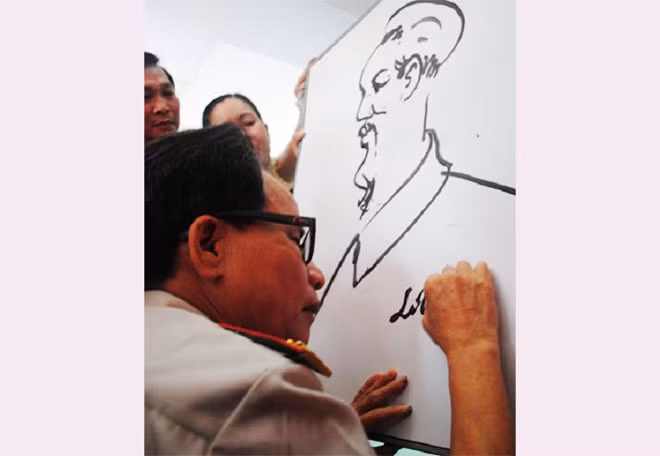 Họa sĩ Lê Duy Ứng.