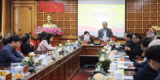 Hội đồng Lý luận, Phê bình VHNT Trung ương họp tại Bắc Ninh ngày 12/12.