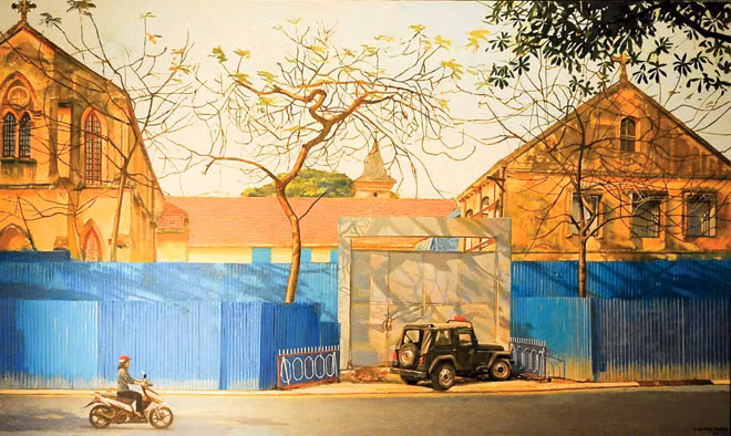 Tác phẩm “Ngang qua phố”.