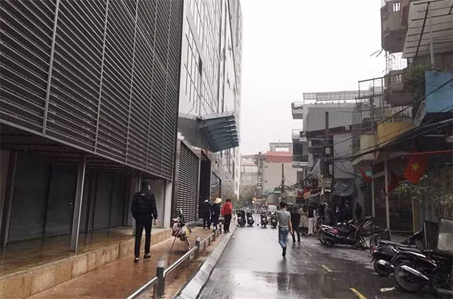 Tòa nhà nơi xảy ra sự việc.
