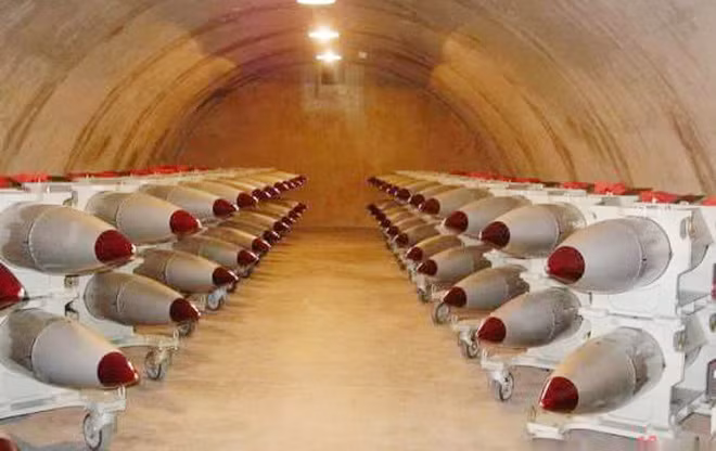 Kho bom hạt nhân của Quân đội Mỹ.