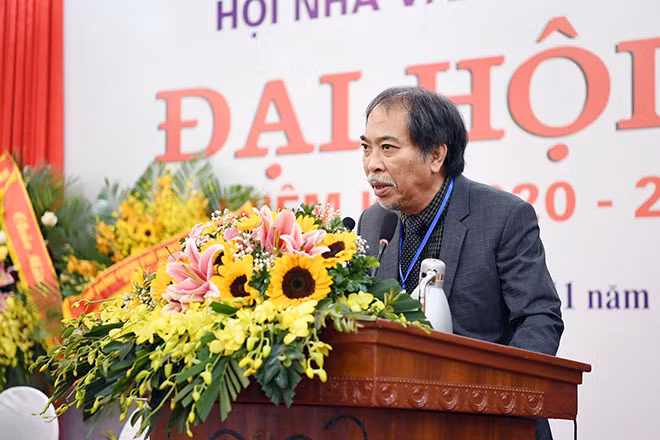 Nhà thơ Nguyễn Quang Thiều, tân Chủ tịch Hội Nhà văn Việt Nam.