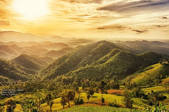 Mây núi điệp trùng cao nguyên Di Linh.