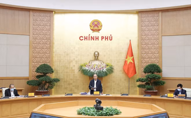 Thủ tướng Nguyễn Xuân Phúc phát biểu tại cuộc họp. Ảnh: TTXVN