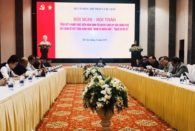 Nhiều ý kiến thảo luận sôi nổi tại hội nghị - hội thảo tổng kết 5 năm thực hiện Nghị định 89 được Bộ Văn hóa - Thể thao và Du lịch tổ chức hồi tháng 11-2019.