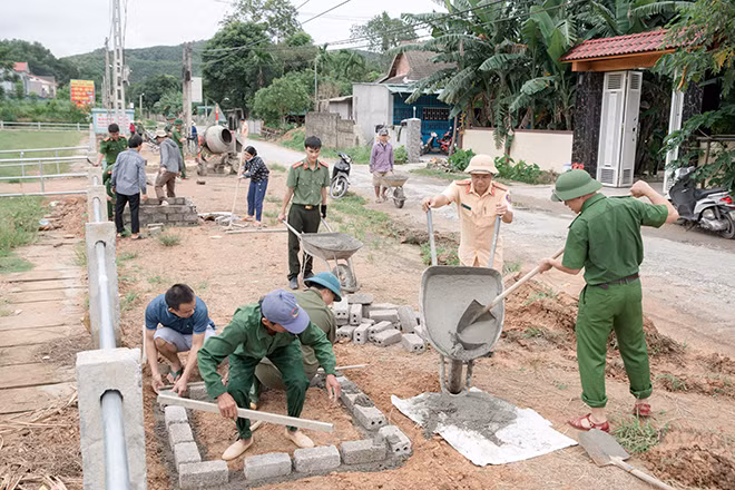 Được biết, xã Sơn Lâm đặt mục tiêu về đích NTM năm 2020.