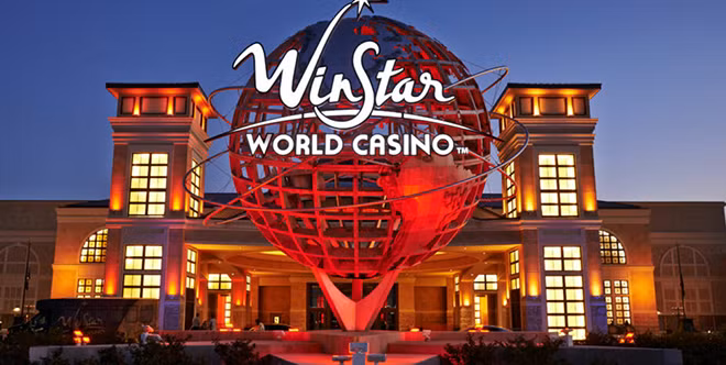 WinStar Casnio là sòng bạc lớn nhất nước Mỹ nằm trên đất của người da đỏ.
