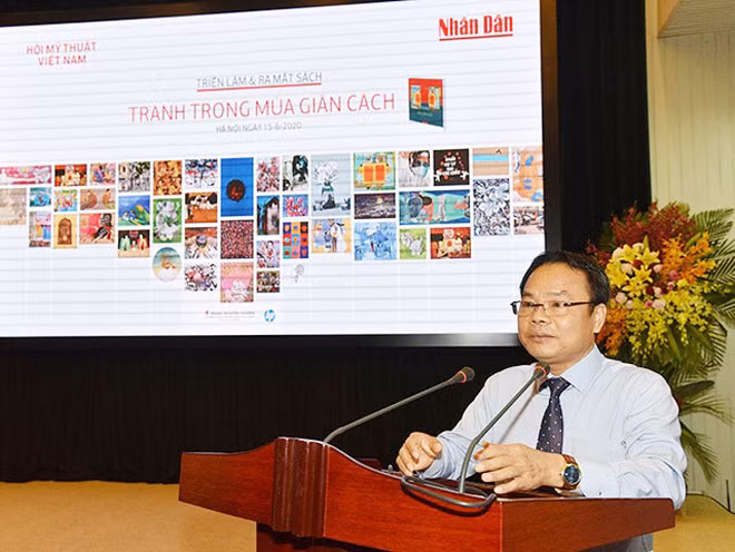 Đồng chí Phó Tổng Biên tập Đinh Như Hoan phát biểu tại buổi khai mạc. Đồng chí Phó Tổng Biên tập Đinh Như Hoan phát biểu tại buổi khai mạc.