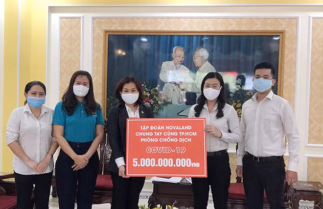 Tập đoàn Novaland chung tay cùng TP.HCM phòng chống dịch