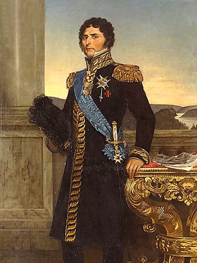 Jean-Baptiste Bernadotte khi làm Vua Thụy Điển Charles XIV Jean.