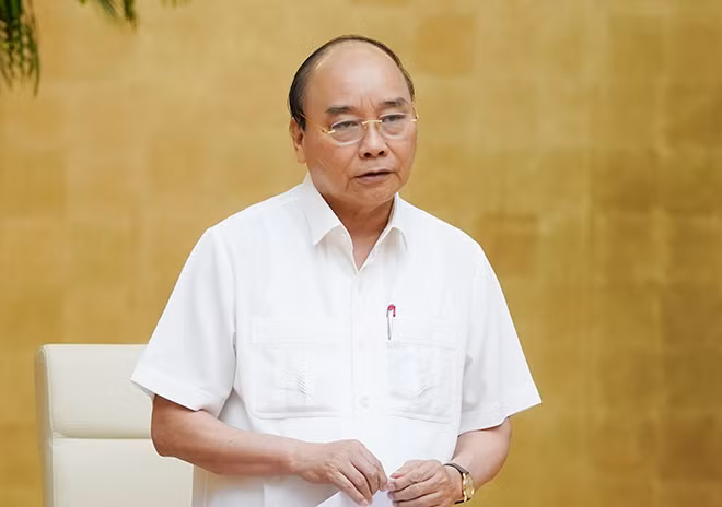 Thủ tướng Chính phủ Nguyễn Xuân Phúc phát biểu chỉ đạo tại cuộc họp trực tuyến. Thủ tướng Chính phủ Nguyễn Xuân Phúc phát biểu chỉ đạo tại cuộc họp trực tuyến.