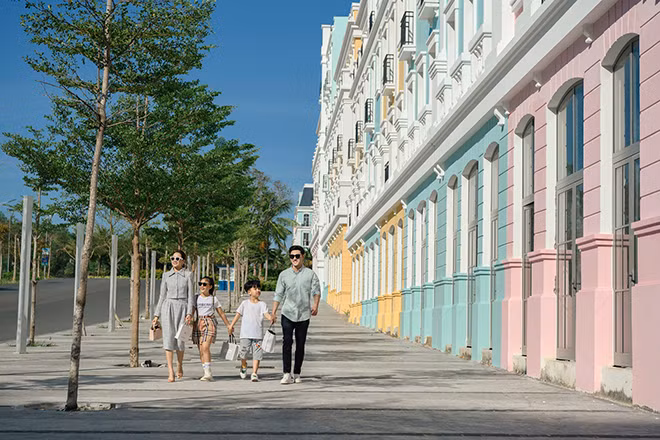Con đường dẫn vào Quảng trường âm nhạc sẽ được trang trí để chào đón du khách đến với tổ hợp Bãi Kem.