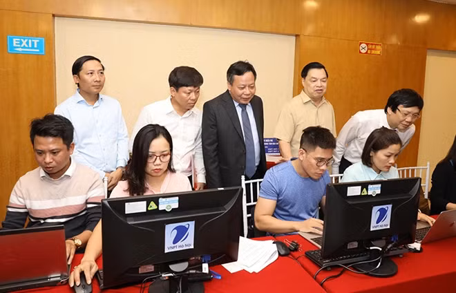 Trung tâm báo chí có phòng làm việc sức chứa gần 200 người.