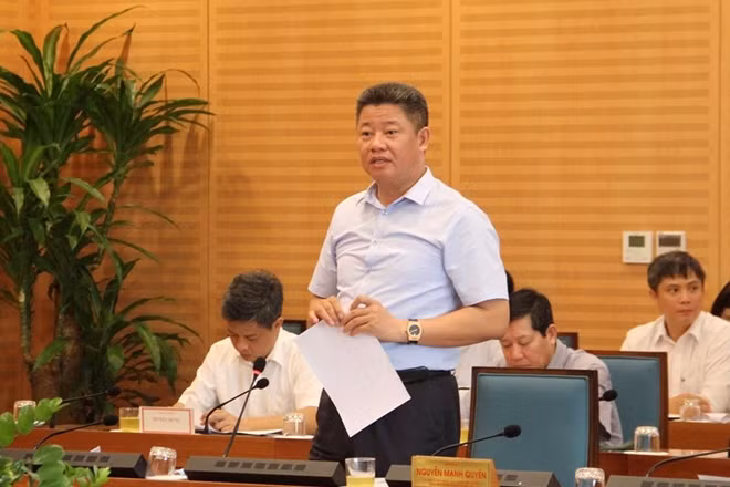 Giám đốc Sở Kế hoạch và Đầu tư Nguyễn Mạnh Quyền.