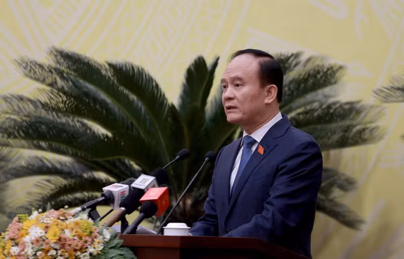 Đồng chí Nguyễn Ngọc Tuấn, Phó Bí thư Thành ủy Hà Nội, Phó chủ tịch thường trực HĐND TP Hà Nội, nhân sự dự kiến giới thiệu, bầu giữ chức Chủ tịch HĐND TP Hà Nội. Ảnh: X.Long