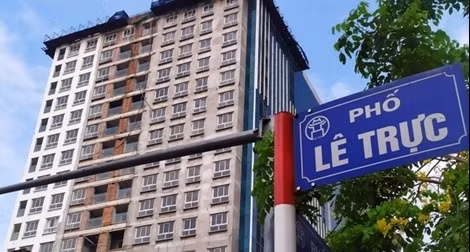 Xử lý vi phạm trật tự xây dựng công trình số 8B Lê Trực theo 2 bước
