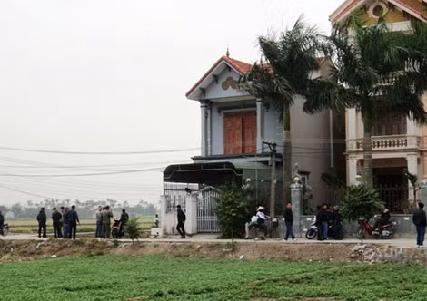 Ngôi nhà nơi xảy ra án mạng.