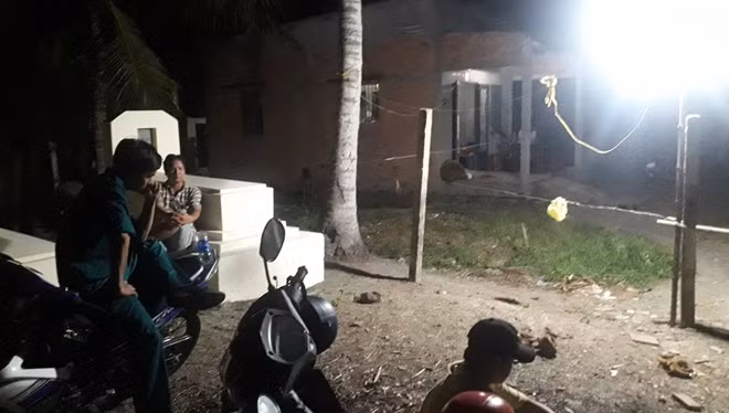 Căn nhà nơi xảy ra vụ án mạng.