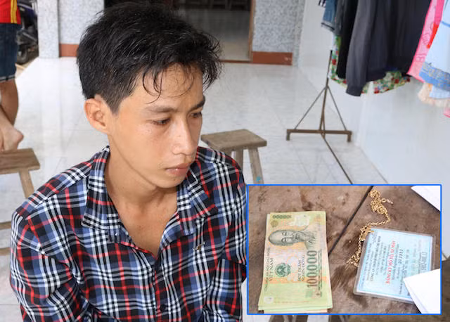 Cảnh cùng tang vật.