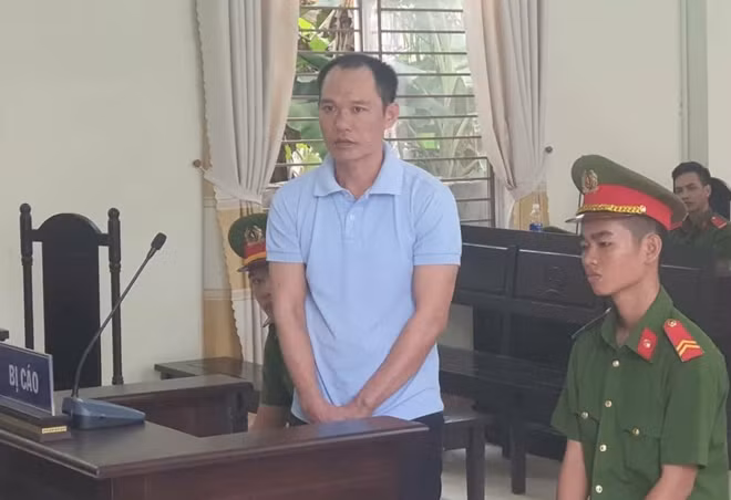 Bị cáo tại phiên tòa.