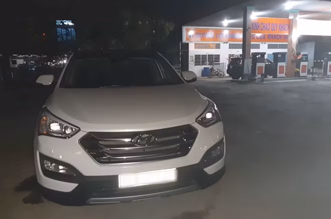 Chiếc ôtô xảy ra vụ cướp.