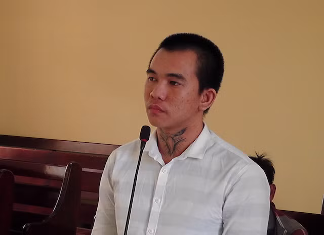 Bị cáo tại phiên tòa.