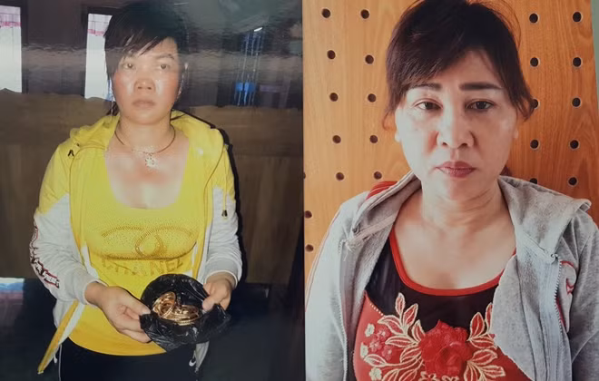 Phượng (bên trái) và Tâm.
