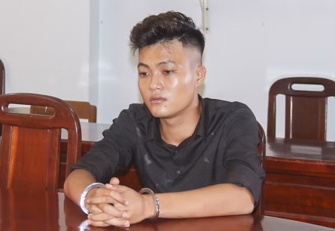 Thạnh tại cơ quan điều tra.