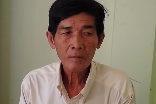 Hải tại cơ quan điều tra.