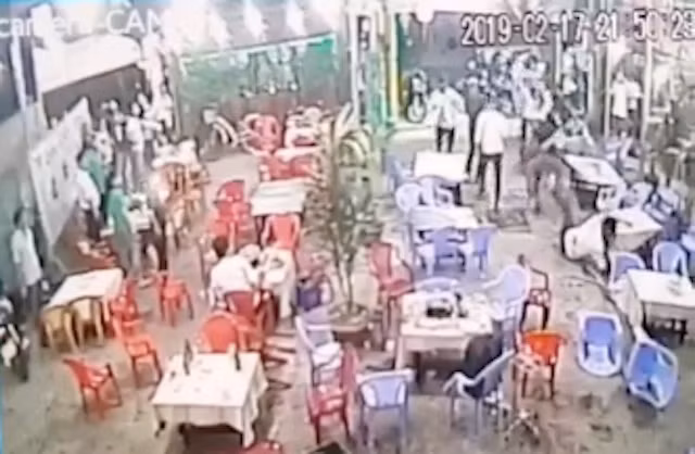 Hiện trường nơi xảy ra vụ việc.