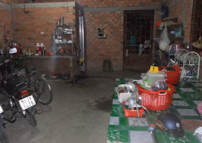 Căn nhà xảy ra vụ việc.