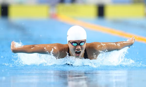 Ánh Viên hứa hẹn sẽ thi đấu tỏa sáng tại SEA Games 28. Ảnh: H.M.. Ánh Viên hứa hẹn sẽ thi đấu tỏa sáng tại SEA Games 28. Ảnh: H.M..