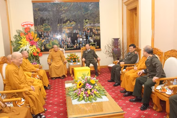 Toàn cảnh buổi tiếp.