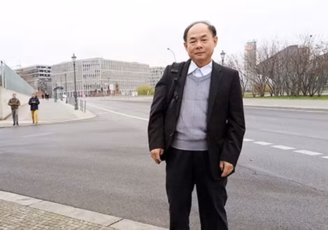 Tác giả tại Thủ đô Berlin.