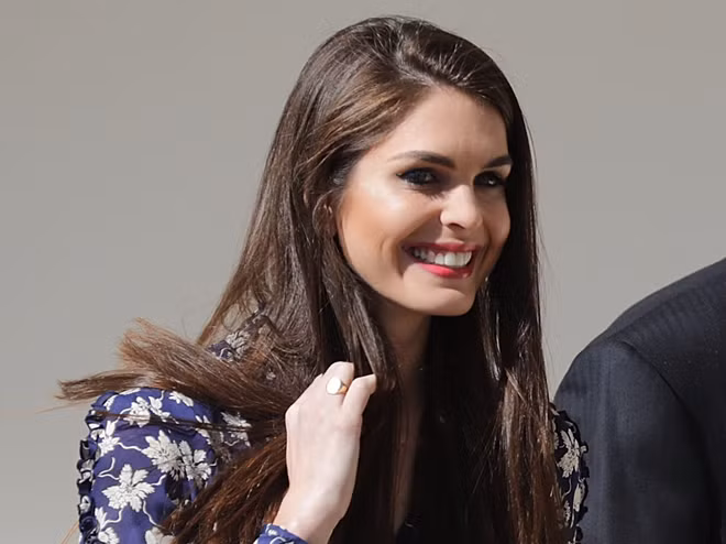 Hope Hicks hiện đảm nhận chức vụ Giám đốc truyền thông chiến lược Nhà Trắng và là một "thân tín" của Tổng thống Donald Trump. Ảnh: Getty Images.