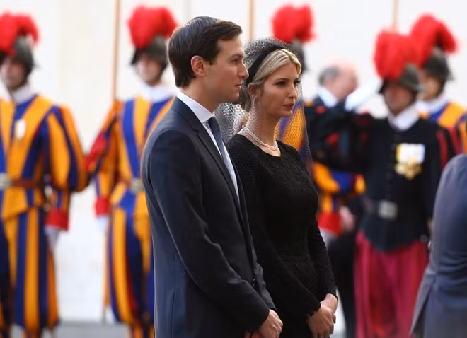 Cố vấn Ivanka Trump và Jared Kushner. Ảnh: La Repubblica.