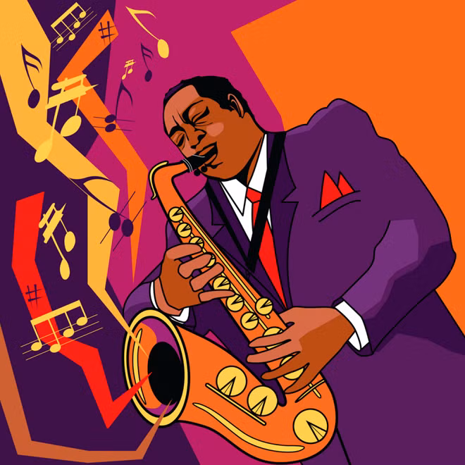 Những năm 1895, Jazz là một phương tiện để cộng đồng những người da đen sống trên đất Mỹ diễn đạt tâm tư, tình cảm của họ trong thời gian bị bắt làm nô lệ tại đây. Ảnh: jazzradio.